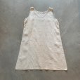 画像1: 【Ladies】フランス 刺繍入り リネンワンピース チュニック アイボリー■ビンテージ アンティーク ヨーロッパ古着 レディース フレンチ 1 (1)