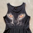 画像2: 【Kids】USA製 See You Monday ネコ Tシャツワンピース ブラック 黒■ビンテージ オールド レトロ アメリカ古着 子供服 猫 キッズ