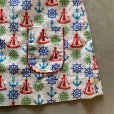 画像4: 【Kids】60s-70s Unknown マリン柄 ワンピース■ビンテージ オールド レトロ アメリカ古着 子供服 キッズ レディース セーラー アンカー