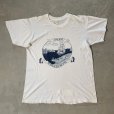 画像1: 【L】80s USA製 マサチューセッツ州 SALEM 魔女と船 プリントTシャツ 白■ビンテージ オールド アメリカ古着 コットン マリン セーラー (1)