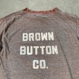 画像2: 【L】80s USA製 Brown Button Co. バックプリント リンガーTシャツ 杢ブラウン 茶色■ビンテージ オールド アメリカ古着 anvil アンビル
