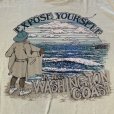 画像5: 【M/L】80s USA製「EXPOSE YOURSELF」変質者 露出狂 プリントTシャツ 薄黄色■ビンテージ オールド アメリカ古着 Hanes ヘインズ