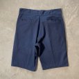 画像5: 【W34】カナダ製 ショートパンツ ワークパンツ ネイビー 紺無地■ビンテージ オールド アメリカ古着 90s カットオフショーツ (5)