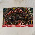 画像4: 【L】90s PORSCHE プリントTシャツ 白■ビンテージ オールド アメリカ古着 車 モーター系 ポルシェ サイケデリック アブストラクトアート