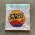 画像1: 【M/L】デッドストック 90s USA製「Stress Addict」ストレス中毒者 プリントTシャツ 白■ビンテージ アメリカ古着 シングルステッチ (1)