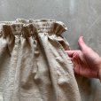 画像3: 【Free W30〜】Kathie Lee リネン×コットン ウエストゴム イージーパンツ ベージュ無地■ビンテージ オールド アメリカ古着 フリーサイズ