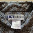 画像3: 【L/XL】90s UNTIED 半袖レーヨンシャツ 総柄■ビンテージ オールド アメリカ古着 アート 小紋柄 手裏剣 和柄 (3)