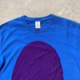 画像2: 【S/M or Ladies】GILDAN アートTシャツ 青×紫■ビンテージ オールド アメリカ古着 ギルダン コットン パッチワーク リメイク