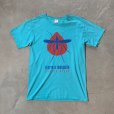 画像1: 【S or Ladies】mosquito 献血 プリントTシャツ 青■ビンテージ オールド アメリカ古着 サックスブルー GILDAN ギルダン コットン 蚊 (1)