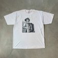 画像1: 【XL】90s USA製 JERZEES フォトプリントTシャツ 白黒■ビンテージ オールド アメリカ古着 写真 アート モノクロ アコーディオン 音楽 (1)