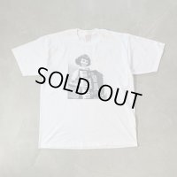 【XL】90s USA製 JERZEES フォトプリントTシャツ 白黒■ビンテージ オールド アメリカ古着 写真 アート モノクロ アコーディオン 音楽