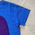 画像3: 【S/M or Ladies】GILDAN アートTシャツ 青×紫■ビンテージ オールド アメリカ古着 ギルダン コットン パッチワーク リメイク