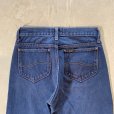画像6: 【W26】オーストラリア製 Lee フレア カラーデニムパンツ ネイビー■ビンテージ オールド アメリカ古着 70s リー ジーパン ボタンフライ