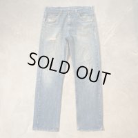 【W34】70s-80s USA製 Lee 200 ストレート デニムパンツ■ビンテージ オールド レトロ アメリカ古着 アメリカ製 リー ジーパン