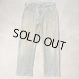 【W36】ボロ 80s USA製 Levi's 501 赤耳 デニムパンツ ダメージ■ビンテージ アメリカ古着 リーバイス ジーパン オリジナル ジャンク