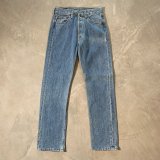 【W28】90s USA製 Levi's 501 デニムパンツ ブルー■ビンテージ オールド アメリカ古着 リーバイス レディース ボタンフライ オリジナル
