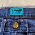 画像3: 【W26】オーストラリア製 Lee フレア カラーデニムパンツ ネイビー■ビンテージ オールド アメリカ古着 70s リー ジーパン ボタンフライ