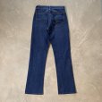 画像5: 【W26】オーストラリア製 Lee フレア カラーデニムパンツ ネイビー■ビンテージ オールド アメリカ古着 70s リー ジーパン ボタンフライ