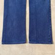 画像7: 【W26】オーストラリア製 Lee フレア カラーデニムパンツ ネイビー■ビンテージ オールド アメリカ古着 70s リー ジーパン ボタンフライ