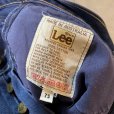 画像4: 【W26】オーストラリア製 Lee フレア カラーデニムパンツ ネイビー■ビンテージ オールド アメリカ古着 70s リー ジーパン ボタンフライ