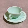 画像5: 【3.8cm】DULCINE ミルクガラス デミタスカップ＆ソーサー■ビンテージ アンティーク フランス雑貨 ブロカント ジェダイ コーヒー No.1