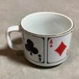画像4: 【6.8cm】昭和レトロ トランプ柄 マグカップ コップ■ビンテージ アンティーク 雑貨 魔女 ジョーカー エース No.1