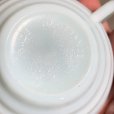 画像9: 【4.8cm】フランス製 ミルクガラス カップ＆ソーサー ライトブルー■ビンテージ アンティーク ヨーロッパ雑貨 ブロカント コーヒー No.2