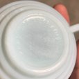 画像9: 【4.8cm】フランス製 ミルクガラス カップ＆ソーサー ライトブルー■ビンテージ アンティーク ヨーロッパ雑貨 ブロカント コーヒー No.1