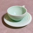 画像2: 【4.8cm】フランス製 ミルクガラス カップ＆ソーサー■ビンテージ アンティーク ヨーロッパ雑貨 ブロカント ジェダイ コーヒー