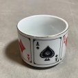 画像3: 【6.8cm】昭和レトロ トランプ柄 マグカップ コップ■ビンテージ アンティーク 雑貨 魔女 ジョーカー エース No.3