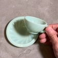 画像10: 【3.8cm】DULCINE ミルクガラス デミタスカップ＆ソーサー■ビンテージ アンティーク フランス雑貨 ブロカント ジェダイ コーヒー No.2