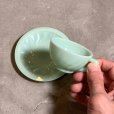 画像10: 【3.8cm】DULCINE ミルクガラス デミタスカップ＆ソーサー■ビンテージ アンティーク フランス雑貨 ブロカント ジェダイ コーヒー No.1