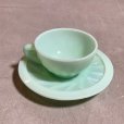 画像4: 【3.8cm】DULCINE ミルクガラス デミタスカップ＆ソーサー■ビンテージ アンティーク フランス雑貨 ブロカント ジェダイ コーヒー No.1