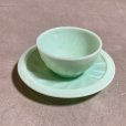 画像3: 【3.8cm】DULCINE ミルクガラス デミタスカップ＆ソーサー■ビンテージ アンティーク フランス雑貨 ブロカント ジェダイ コーヒー No.1
