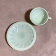 画像6: 【3.8cm】DULCINE ミルクガラス デミタスカップ＆ソーサー■ビンテージ アンティーク フランス雑貨 ブロカント ジェダイ コーヒー No.1