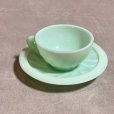 画像4: 【3.8cm】DULCINE ミルクガラス デミタスカップ＆ソーサー■ビンテージ アンティーク フランス雑貨 ブロカント ジェダイ コーヒー No.2