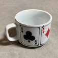 画像4: 【6.8cm】昭和レトロ トランプ柄 マグカップ コップ■ビンテージ アンティーク 雑貨 魔女 ジョーカー エース No.4
