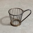 画像1: 【8.2cm】CHRISTOFLE コーヒーカップホルダー■ビンテージ アンティーク フランス ヨーロッパ雑貨 ブロカント クリストフル No.2 (1)