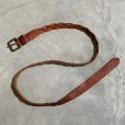 画像4: 【W34〜W38】Eddie Bauer メッシュ レザーベルト 茶色■ビンテージ オールド アメリカ古着 エディーバウアー フリーサイズ No.8