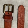 画像6: 【W34〜W38】Eddie Bauer メッシュ レザーベルト 茶色■ビンテージ オールド アメリカ古着 エディーバウアー フリーサイズ No.8
