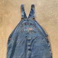 画像2: 【W50】ROUND HOUSE デニム オーバーオール■ビンテージ オールド レトロ アメリカ古着 ラウンドハウス ワークウェア ビッグサイズ