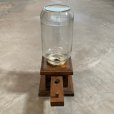 画像1: 【30cm】UNKNOWN ウッド ガムボールマシン■ビンテージ アンティーク レトロ アメリカ雑貨 オブジェ インテリア キャンディ (1)
