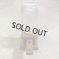 【30cm】UNKNOWN ウッド ガムボールマシン■ビンテージ アンティーク レトロ アメリカ雑貨 オブジェ インテリア キャンディ