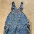画像2: 【W42】Dickies デニム オーバーオール■ビンテージ オールド レトロ アメリカ古着 ディッキーズ ワークウェア ビッグサイズ