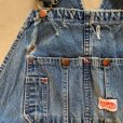 画像3: 【W44】ROUND HOUSE デニム オーバーオール■ビンテージ オールド レトロ アメリカ古着 ラウンドハウス ワークウェア ビッグサイズ