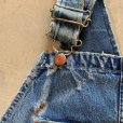 画像4: 【W44】ROUND HOUSE デニム オーバーオール■ビンテージ オールド レトロ アメリカ古着 ラウンドハウス ワークウェア ビッグサイズ