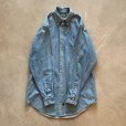 画像5: 【S/M】90s POLO COUNTRY 長袖デニムシャツ 青■ビンテージ オールド アメリカ古着 ポロカントリー ラルフローレン ボタンダウン