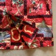 画像5: 【S/M】USA製 PARADISE BAY コットン 半袖アロハシャツ 赤 総柄■ビンテージ オールド アメリカ古着 花柄 ハイビスカス ハワイ