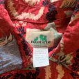 画像4: 【S/M】USA製 PARADISE BAY コットン 半袖アロハシャツ 赤 総柄■ビンテージ オールド アメリカ古着 花柄 ハイビスカス ハワイ