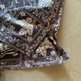 画像5: 【XL】90s Reyn Spooner プルオーバー 半袖アロハシャツ 紺 総柄■ビンテージ アメリカ古着 ビキニタグ レインスプーナー 裏刷り